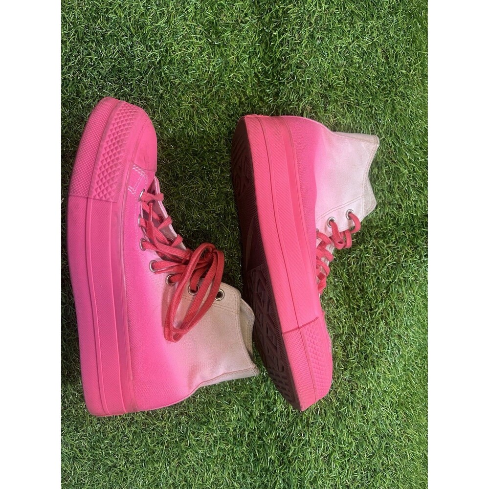 Womens Converse Chuck Taylor All Star Hi Lift Strawberry Jam Gradient Platform 8